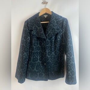 J.‎ Jill Damask Velvet Blazer size 10